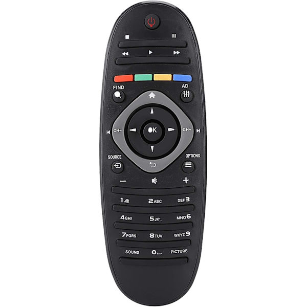 Ersatnings-TV-fjernbetjening Universalkontrol til Philips TV Original Philips Fjernbetjening Philips KVALITETSMATERIALE Denne TV-fjernbetjening Har