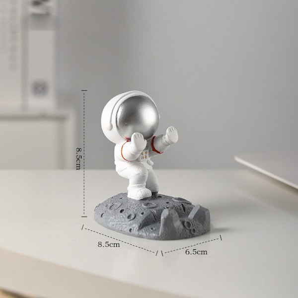 Astronaut Harpiksholder, Astronaut Telefonholder -sølv#1