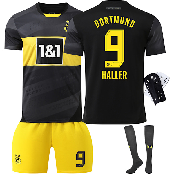 2024-2025 Dortmund trøje nr. 9 Allais 10 Sancho 11 Reus hjemmebane fodbolduniform børne drenge og pige sæt{HONGDE} Size 10 socks XXL
