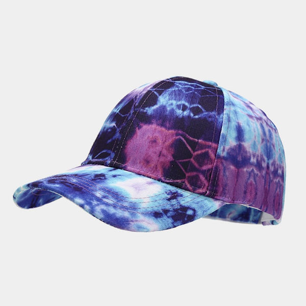 Värikäs Tie-dye Baseball-lippis Kevät- ja Kesäaurinkohattu9#