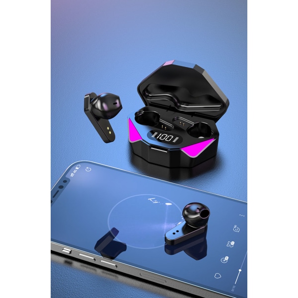 Wireless Binaural TWS Gaming Bluetooth Headset-Låg latens 1#