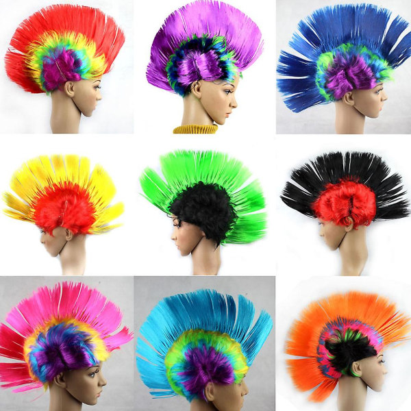 Rainbow Funny Wig Party Supplies Päähineet Pukutarvike
