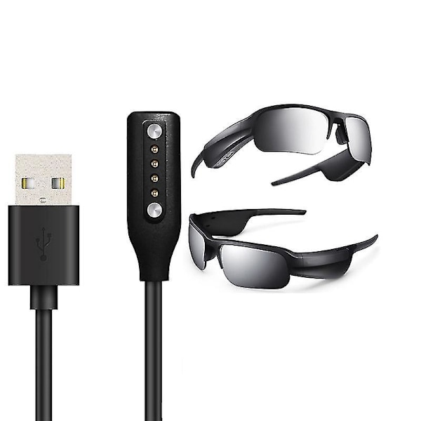 80cm USB Charger Adapter Magnetic Charging Cable Power Charge Cord for Bose Frames Alto Smart Glasse