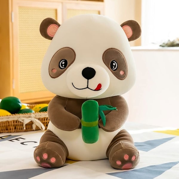 Pehmeä Panda Pehmolelu Halipula (Ruskea-Valkoinen, 11 tuumaa)
