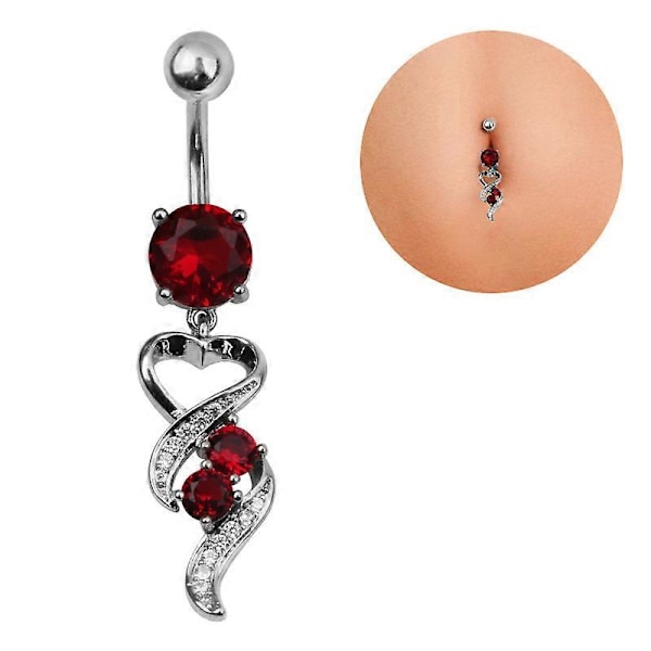 14G Mage i Rustfritt Stål Navlering Dangle Smykker