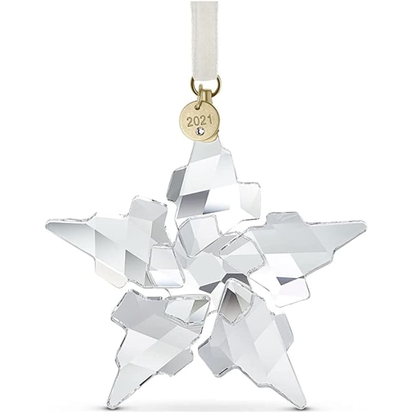 SWAROVSKI 2021 årlig Limited Edition Ornament, klare krystaller