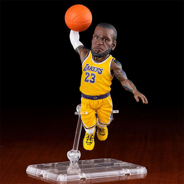 NBA basket superstar håndlagde Q-versjon dukke dukke håndlagde modell dekorasjon LeBron James