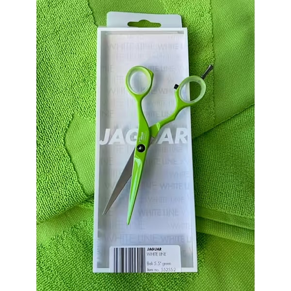 Jaguar Professionell frisörsax grön 5½ ERBJUDANDE