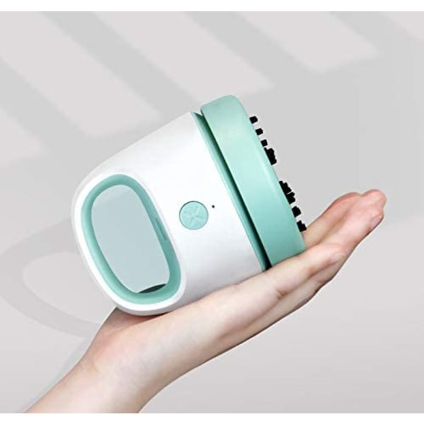 Mini bordstøvsuger støvfjern USB 8,6x8,6x9,9cm blå