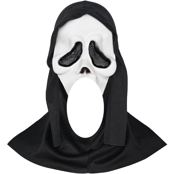 keland Scary Ghostface Mask Scream Mask Uhyggelig Halloween Cosplay Prop