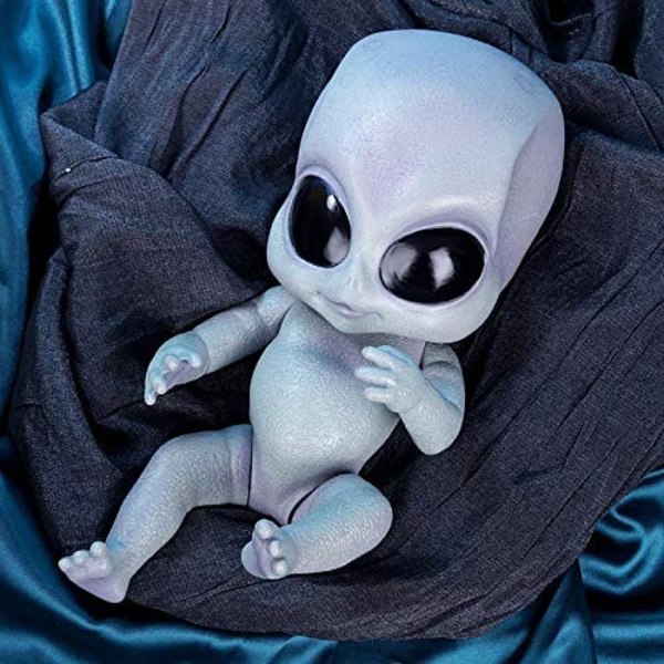 Cute Alien Reborn Silikone Vinyl 14inches 35cm Outer Space Alien