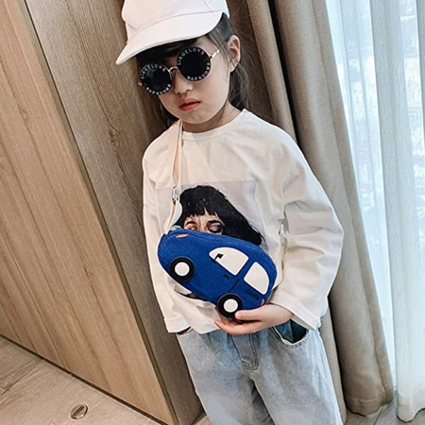 Toddler Messenger Wallet Mini Messenger Bag Girl Boy, Blue