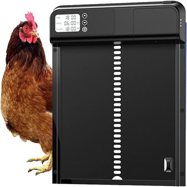Automatic chicken coop door, aluminum alloy chicken door, timer