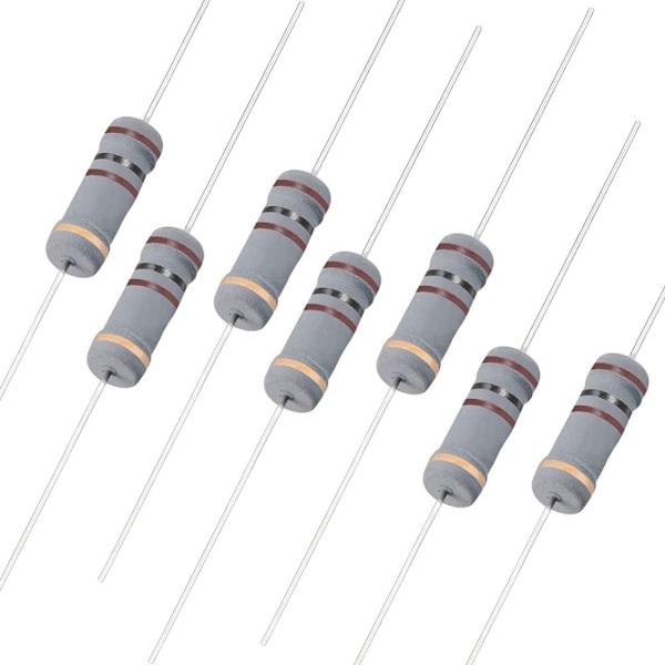 100 Ohmin vastus, hiilikalvovastus, 50 KPL, 50 KPL 50pcs 50pcs