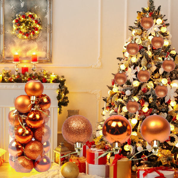 24 st julgranskulor ornament till julgran