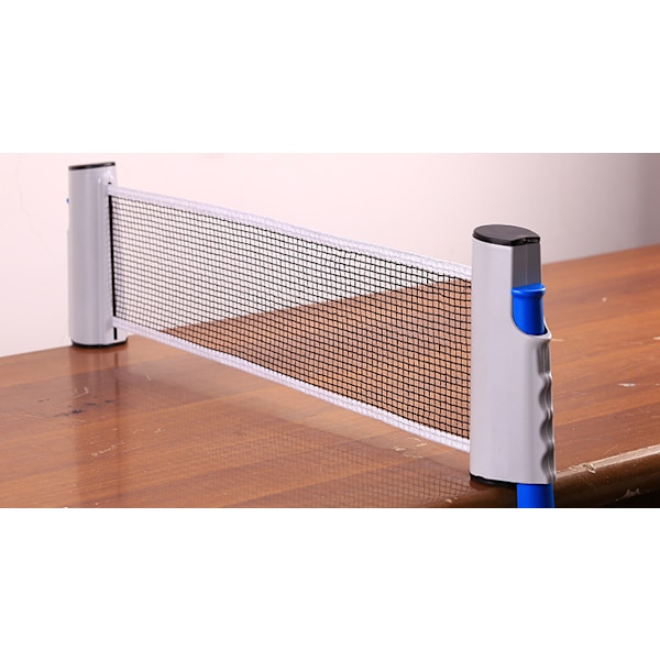 Teleskopisk bordtennisnet, længde 170CM (blå og grå)