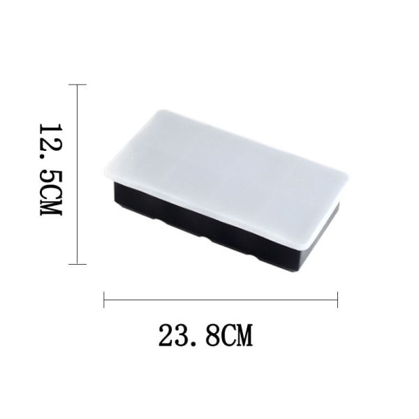 Silikone isterningform, isterningkugle, isterningform, firkantet, 12,5*23,8cm