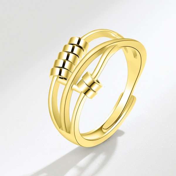 Ladies Ring Adjustable (Gold)