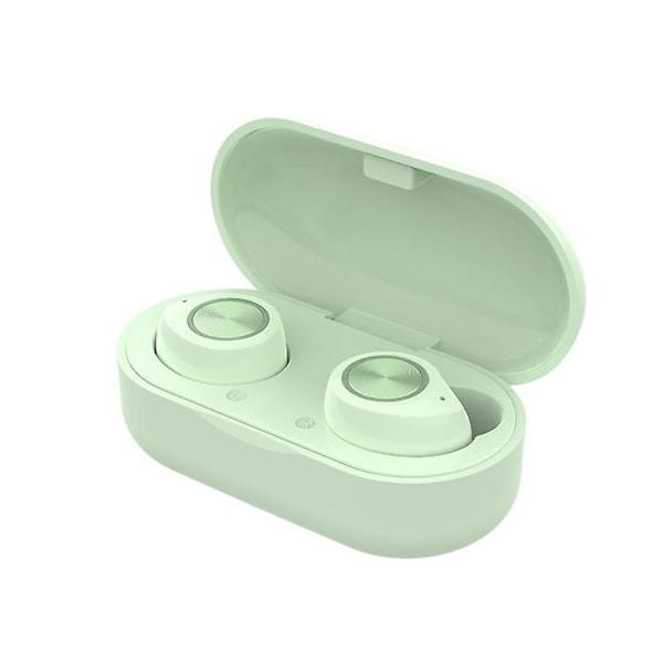 Aidot langattomat nappikuulokkeet V5.0 Bluetooth-nappikuulokkeet vedenpitävät LED-urheilukuulokkeet korvan sisäiset langattomat kuulokkeet