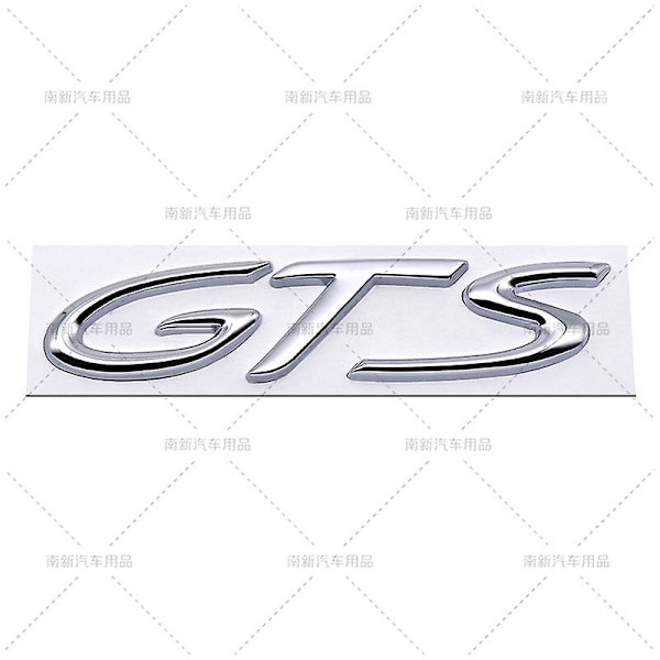 Metal GTS Karosseri Emblem Badge Bilsticker til Cayenne Cayman Panamera Macan 911 918 718 928 901 930 Bilstil Tilbehør