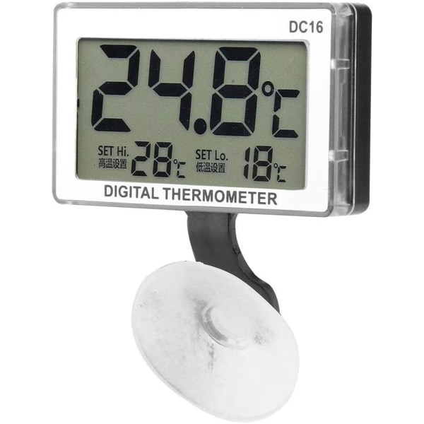 Digital LCD Elektronisk Temperaturmåler Sensor Termometer