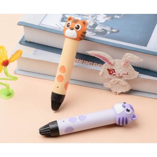 3D Printing Pen Starter Kit 3D Doodle Painting Pen Oranssi