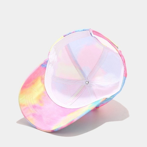 Farve Tie-dye Baseball Cap Forår og Sommer Solhat3#