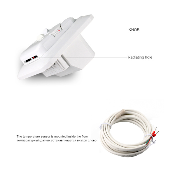 M59 Gulvvarme Elektronisk termostat temperaturregulering