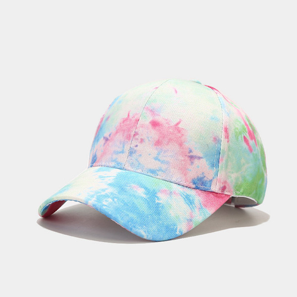 Färg Tie-dye Baseball Cap Vår och Sommar Solhatt5#