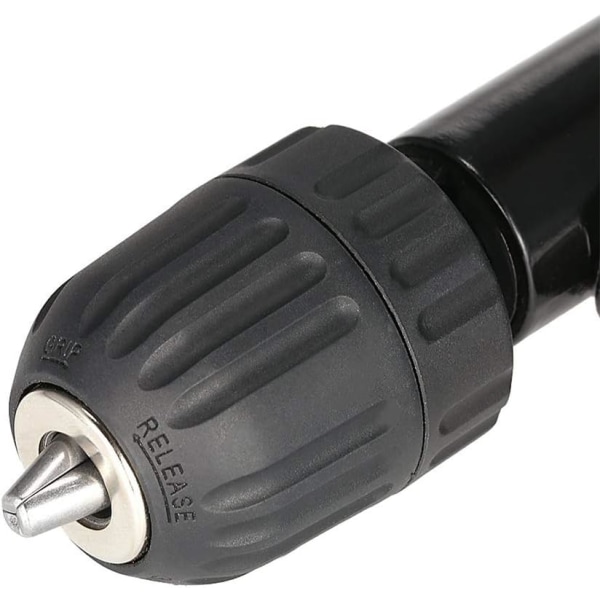 90° rettvinklet selvstrammende drillchuck, nøkkelfri drillvinkeladapter