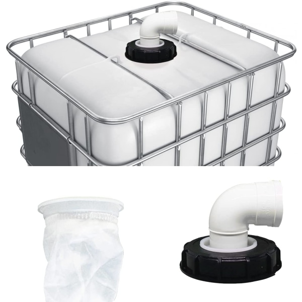 IBC-låsfilter, nylonfilter IBC-tanklås med lås, IBC-tankutlopp