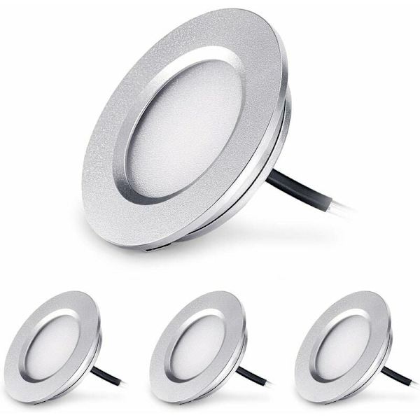 LED-upotettu spottivalo 3W 12V upotettu kattovalaisin pyöreä himmennettävä 240 lumen lämmin valkoinen IP44