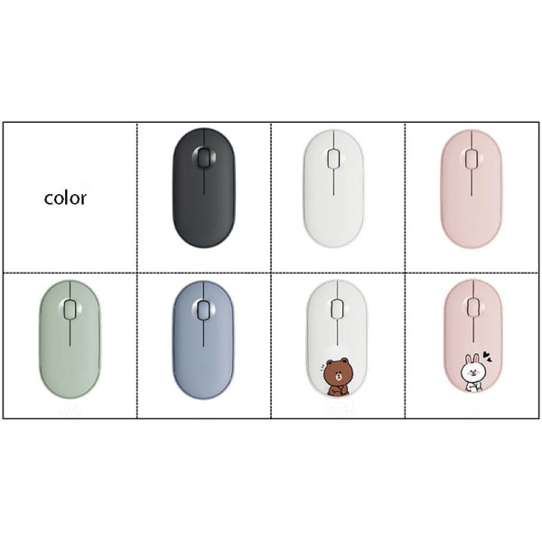 Bluetooth Mouse Ultra-Thin Mini Silent Wireless Mouse-green