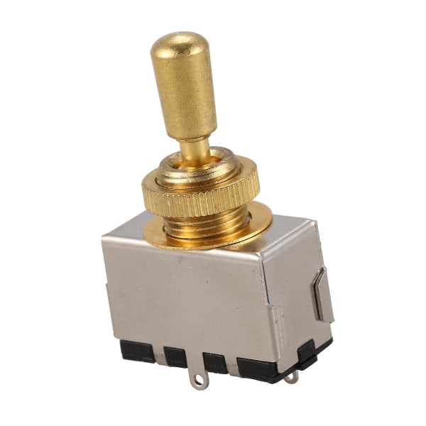 3-veis bryter for elektrisk gitar (gull)