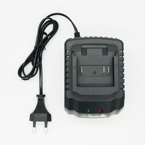 Oplader kompatibel med Makita Lithium 18v 21v batteri Anvend strøm EU stik sort ingen