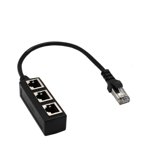 Ethernet-kaapeli, RJ45-uros 1 naaras 3 -kaapeliadapteri