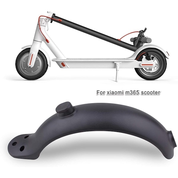 Bakre stänkskydd för Xiaomi M365 elscooter Mörkgrå - Perfet