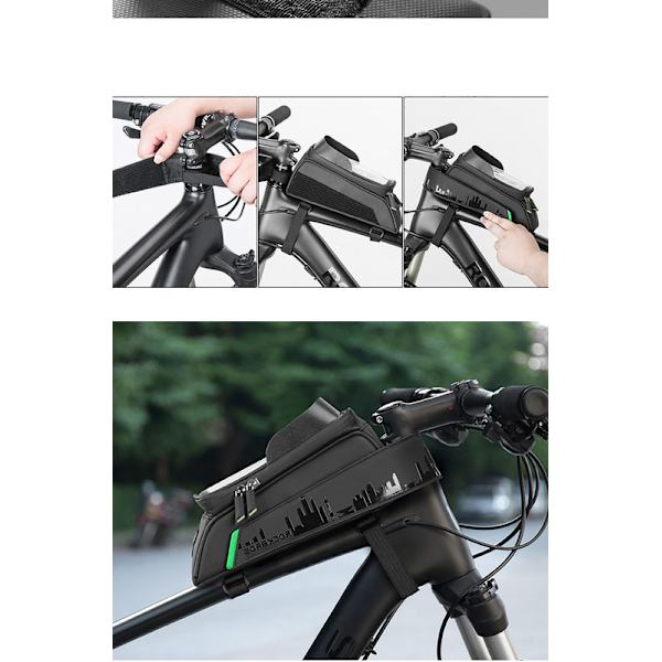 Cykelramväska Cykelväska Vattentät Mobiltelefonväska