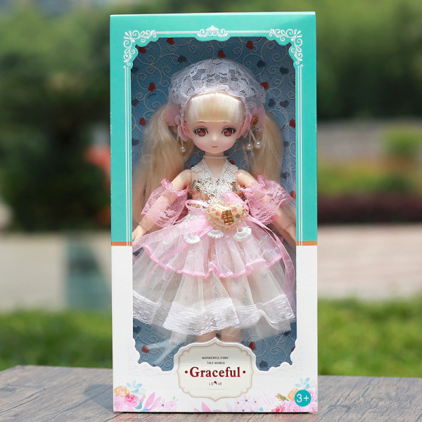 Maaginen Barbie-nukke - 30 cm makea hauskaa pienille prinsessoille