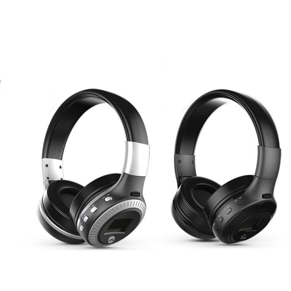 B19 hopfällbart hovedbånd, trådløst Bluetooth-headset Black Gold