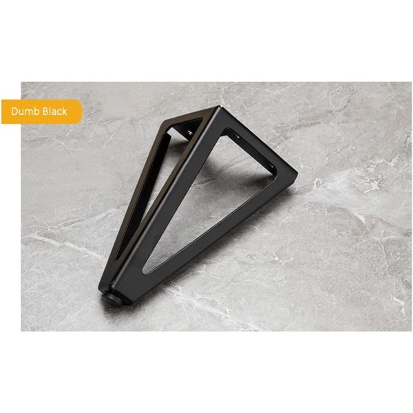 4 kappaleen pöydänjalat, DIY-metallipöydänjalat (mattamusta)