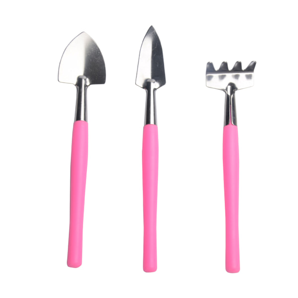 Havearbejde Værktøj, Mini Havearbejde, 3-Stykke Skål til Kæledyr, Havearbejde Værktøj Pink