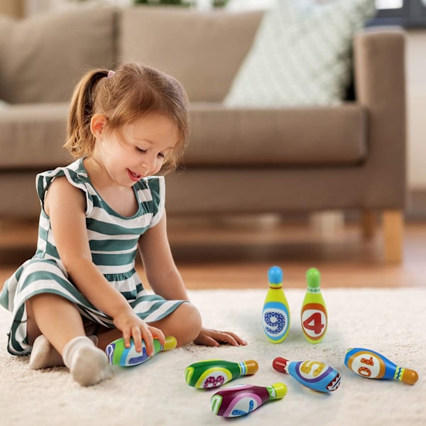 Barnelek 3 år gammel innendørs babybowling