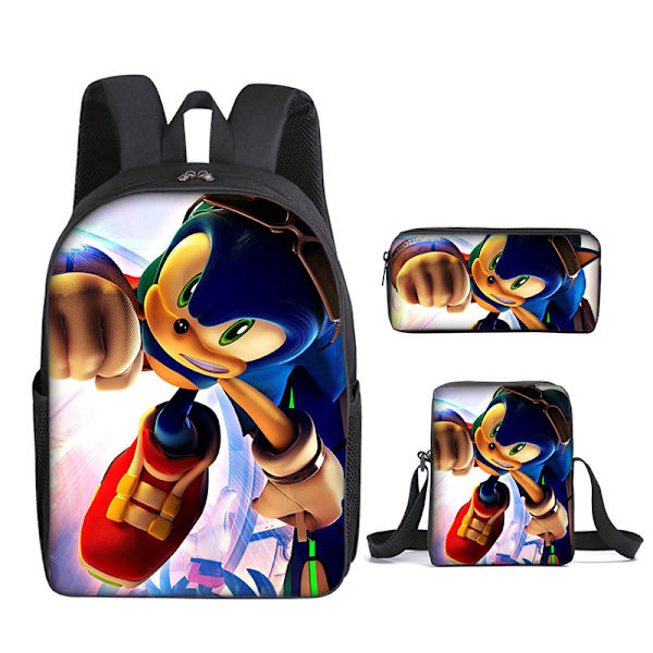 Sonic Student Skolväska Tresteg