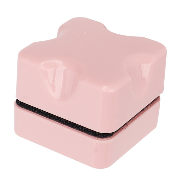 Magnetisk akvarieglasrengörare Algskrapa Vattentät liten magnetisk borste för akvarium Rosa