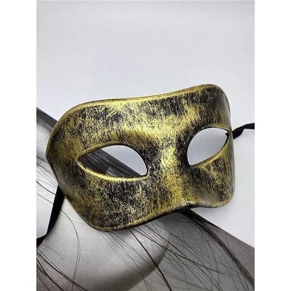 6-pack maskeradmask venetiansk grekisk romersk fest Mardi Gras-mask, maskeradmask 6 Colors