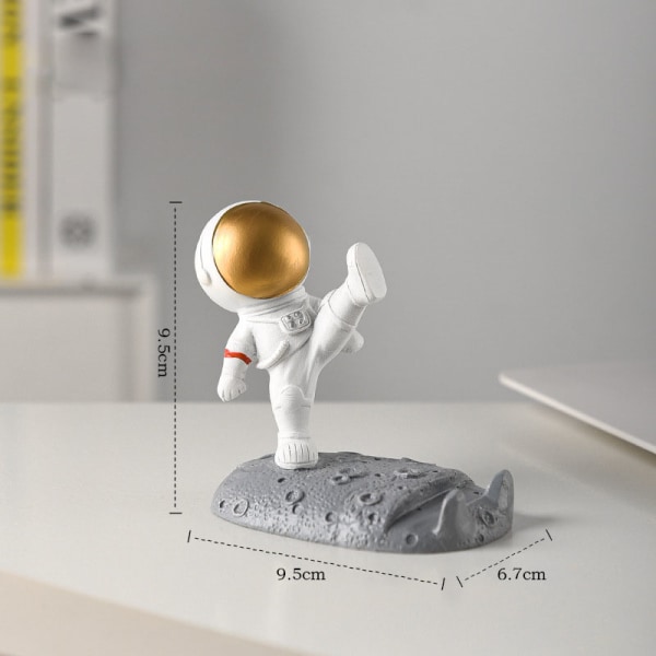Astronaut Resin Bracket, Astronaut Phone Holder -kulta#2