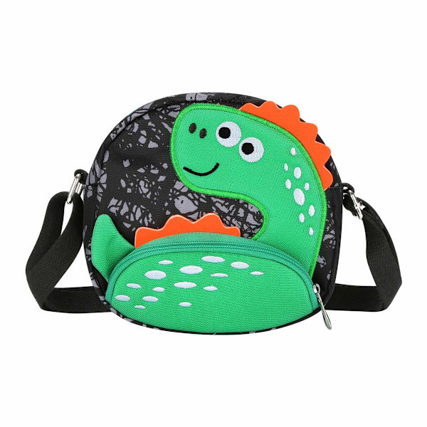 Punge Toddler Mini Søde Princess Håndtasker (Dinosaur Sort)