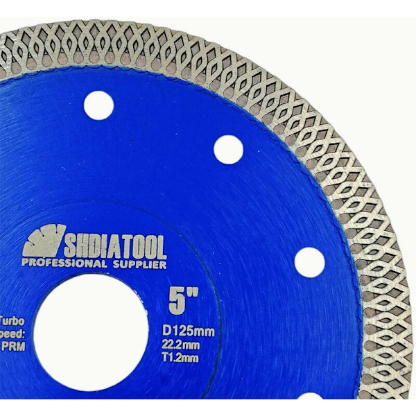 Marmorisaha terä timantti posliinilaatta keraaminen 125mm