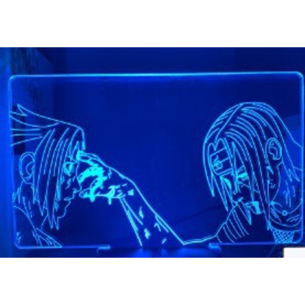 3D nattlys Naruto Team Uzumaki Naruto LED nattlys